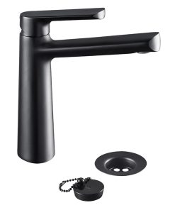 FV - AROMO - MONOCOMANDO PARA LAVATORIO NEGRO 181/D8-NG