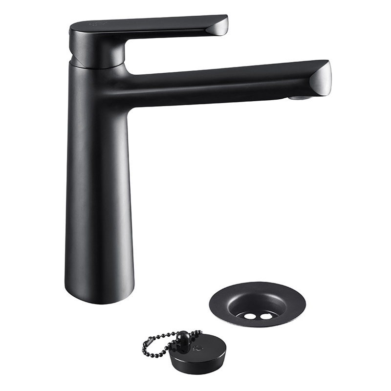 FV - AROMO - MONOCOMANDO PARA LAVATORIO NEGRO 181/D8-NG