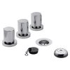 FV - CALIFORNIA - JUEGO PARA BIDET CON TRANSFERENCIA 295/17