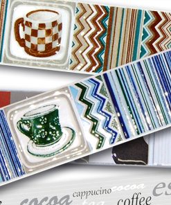 KRYSTALES - CUPS TEA MARRON FRISO 4.5X50