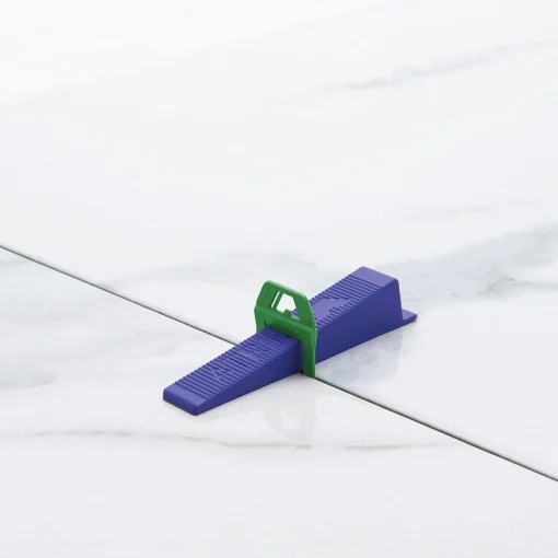 ATRIM - ESPACIADOR AUTONIVELANTE CHICO 1MM CLIP VERDE - Imagen 2