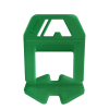 ATRIM - ESPACIADOR AUTONIVELANTE CHICO 1MM CLIP VERDE