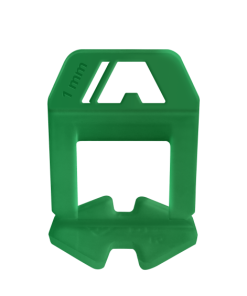 ATRIM - ESPACIADOR AUTONIVELANTE CHICO 1MM CLIP VERDE