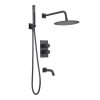 PEIRANO - FABRIC BLACK - DUCHA EMB. MONOCOMANDO 80-200N
