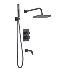 PEIRANO - FABRIC BLACK - DUCHA EMB. MONOCOMANDO 80-200N