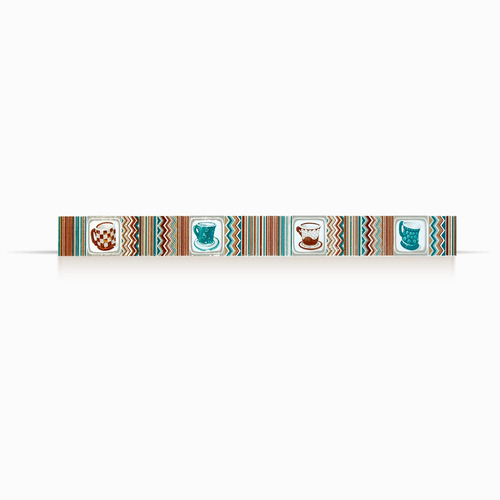 KRYSTALES - CUPS TEA MARRON FRISO 4.5X50 - Imagen 2