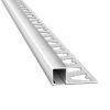 ATRIM - GUARDACANTO QUADRA 12X10MM ALUM. CROMO BR. (2.50)