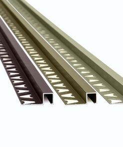 ATRIM - GUARDACANTO QUADRA 12X10MM ALUM. CAFE (2.50)