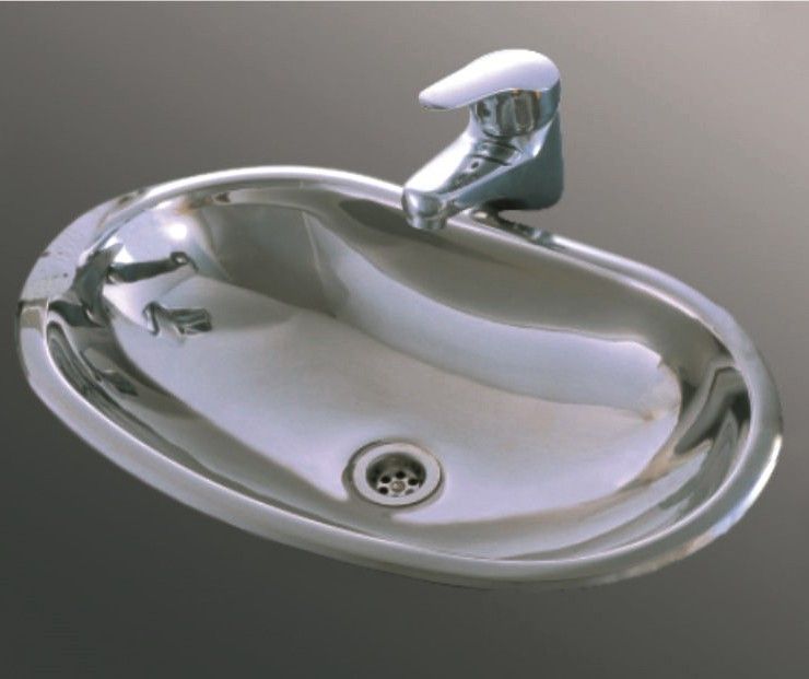 JOHNSON - PILETA ACERO P/ BAÑO 44X27.5X13
