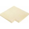 PATIO - ESQUINERO P/PISCINA ATERMICO MARFIL RECTO 49.5X49.5