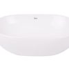 ROCA - LEA - LAVATORIO DE APOYO OVAL 450X295