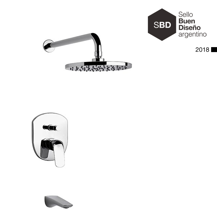 FV - EPUYEN - JUEGO MONOCOMANDO PARA BAÑERA Y DUCHA 106/L2