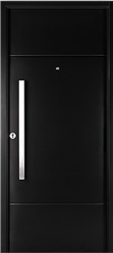 OBLAK - INNOVA - PTA SIMPLE 80X200 IZQ NEGRA