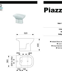 Alternative view of PIAZZA - AMALFI - BIDET CON 1 AGUJERO